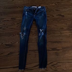 Hollister low rise super skinny jeans